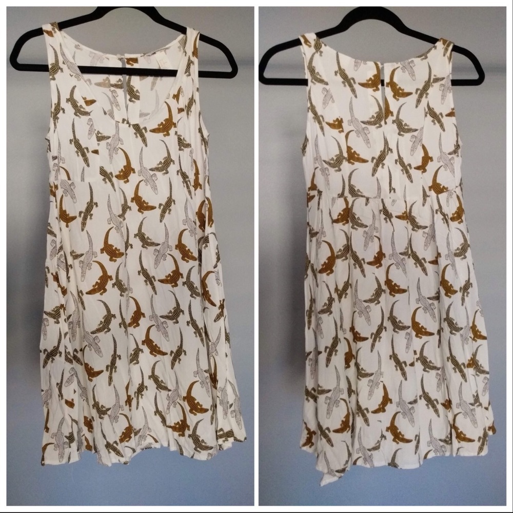 Take a bite out of life with this alligator dress.